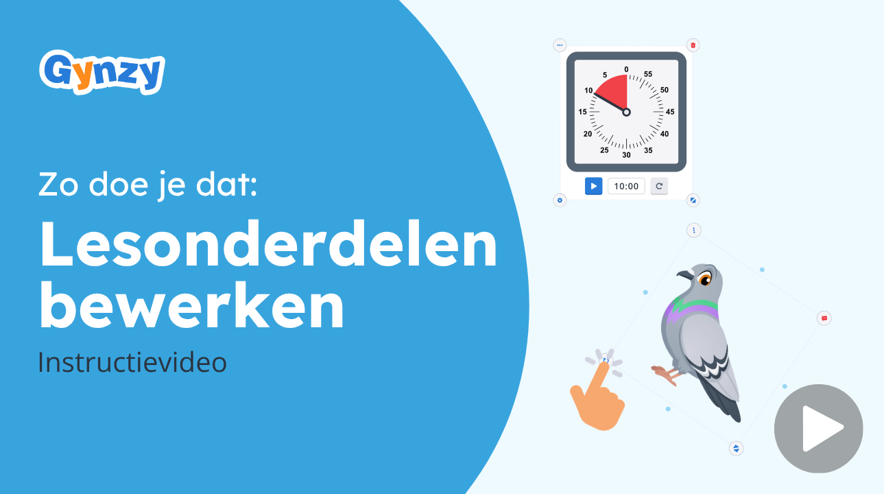 Lesonderdelen bewerken how to