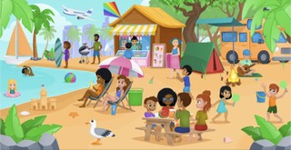 Vocabulary Scene: Summer