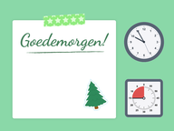 Dagschema: Thema Kerst