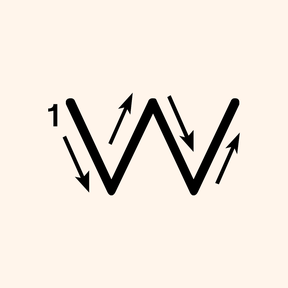 Letter W Tracing
