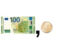 Tellen van kommabedragen t/m 100 euro