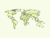 Topografie: Wereld - Aarde - Hoofdsteden