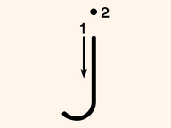 Letter J Tracing
