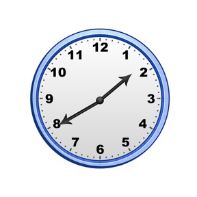 Aflezen van analoge klok met 10 en 5 minuten