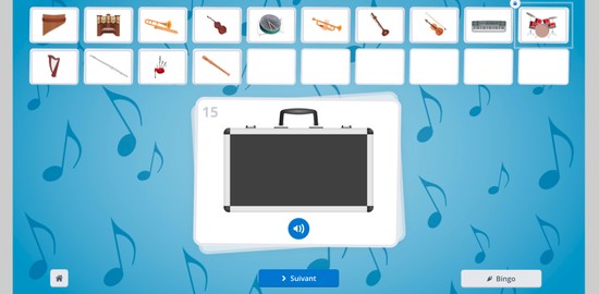 Bingo: Sons d'instruments