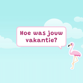 Start schooljaar: Vakantiepraat