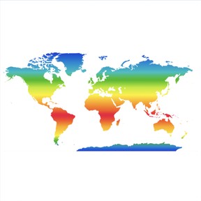 Different climates in different regions of the world