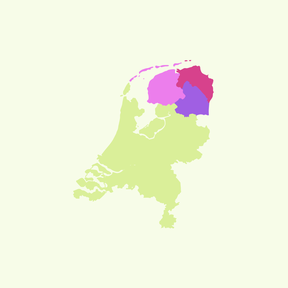 Topografie: Nederland - Streken - Noord-Nederland