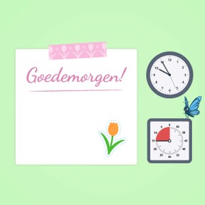 Dagschema: Thema Lente