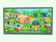 Praatplaat: Zomer - Op de camping